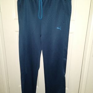 Puma Dry Cell Blue Athletic Pants Men's sz Medium.